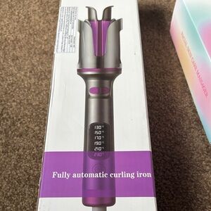 Apex Automatic Curling Iron - Purple and Silver
